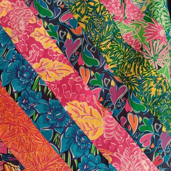 Vintage Lilly Pulitzer Silk Maxi Skirt xs 4 6 - Picture 7 of 10